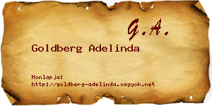 Goldberg Adelinda névjegykártya